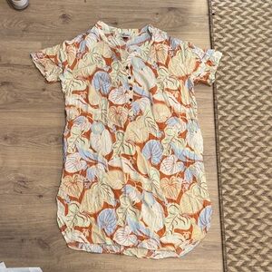 Pataloha Floral Shirt Dress